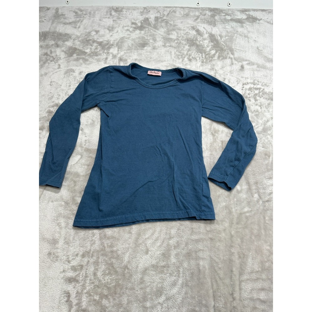Miss Popular Top Pullover‎ Girls Size 10/12 Teal Long Sleeve Casual School
